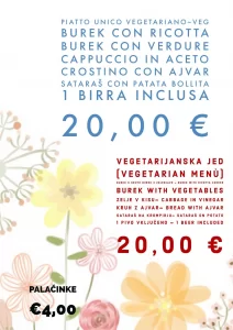 Piatto unico vegetariano