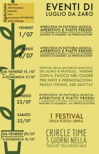 Eventi di Luglio 2022 da Zaro