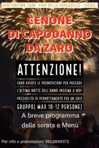 Cenone di Capodanno da Zaro