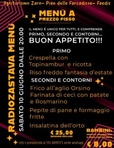 Menù10 giugno