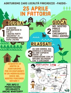 25 APRILE in FATTORIA