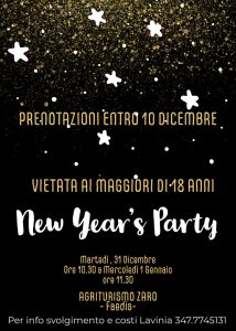 CAPODANNO PER SOLI BAMBINI