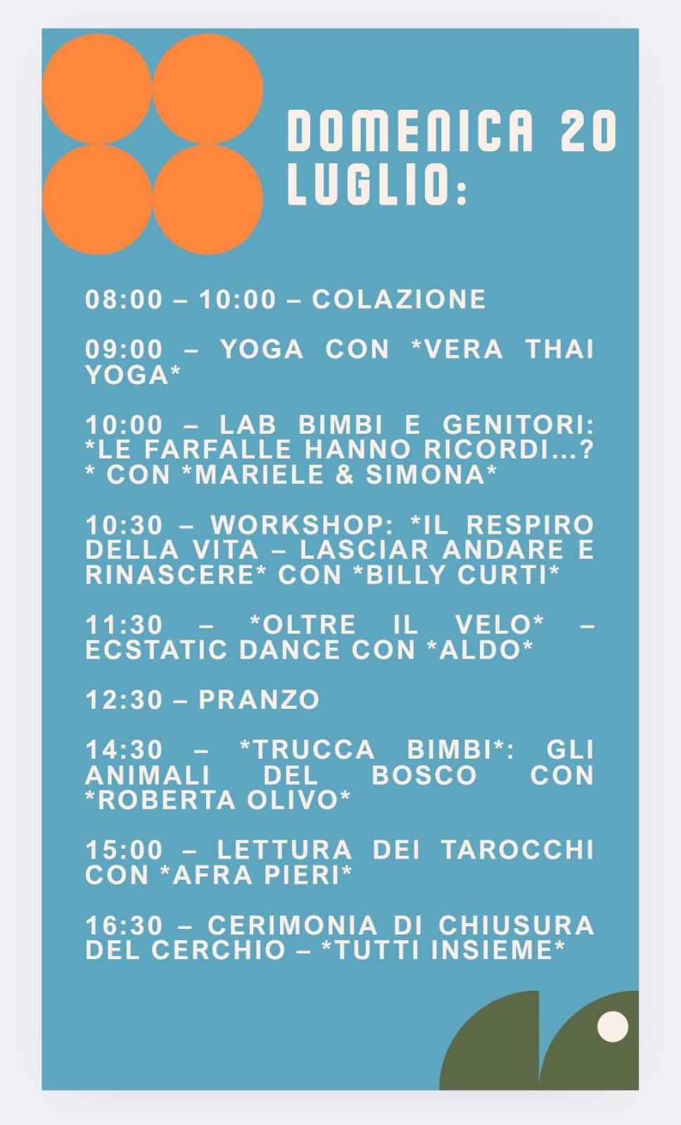 Circle Time 2025-20 luglio