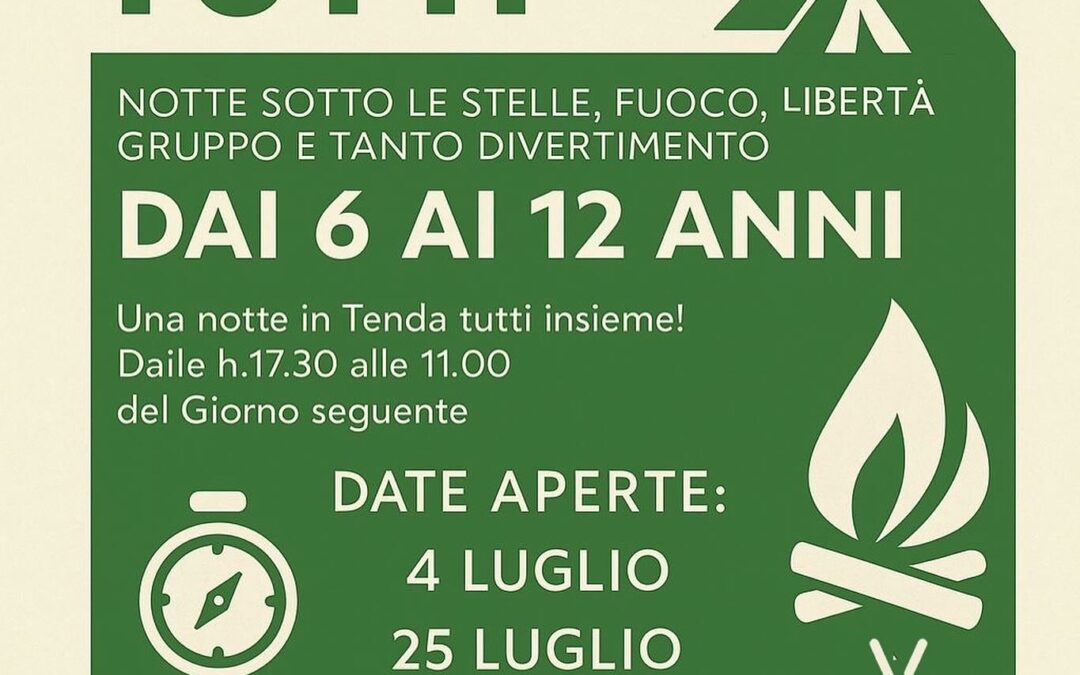 Notte Liberi Tutti – Dai 6 ai 12 anni