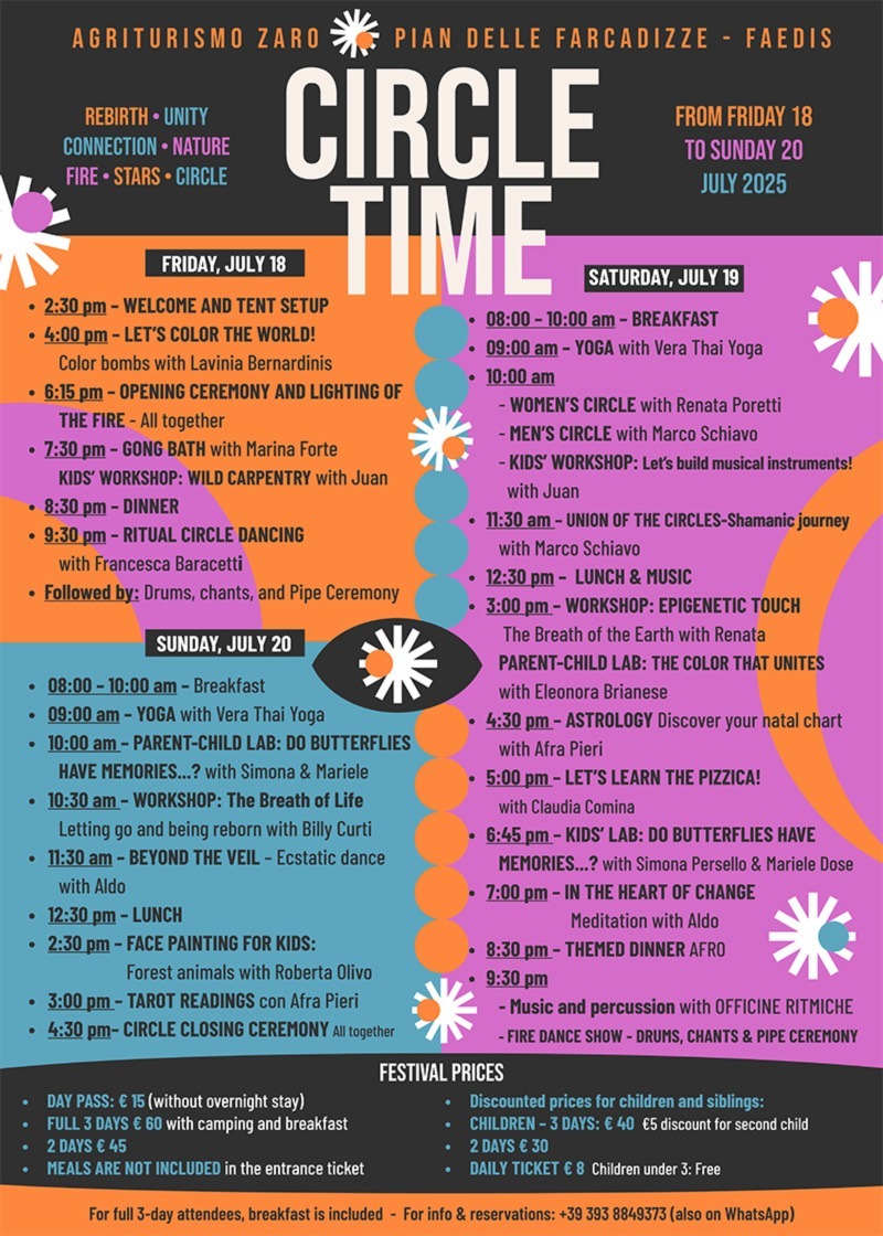 Click on the image to download the program in PDF format