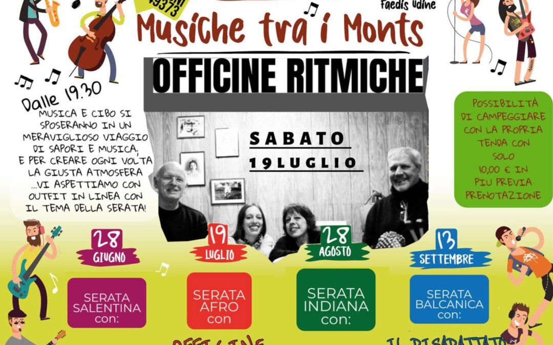MUSICHE TRA I MONTS 2025 – Serata Afro– 19/07/2025