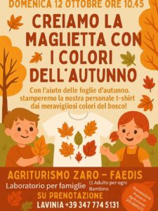 Creiamo la maglietta con i colori dell'autunno