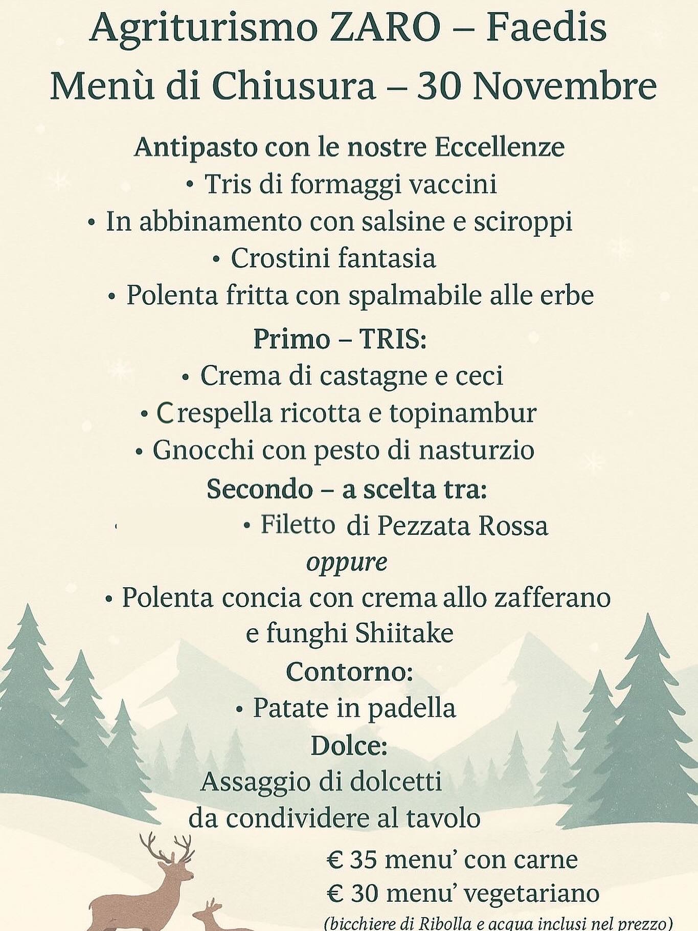 FESTA DI CHIUSURA INVERNALE