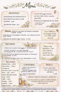 Menù 7/8 marzo 2026 - Zaro