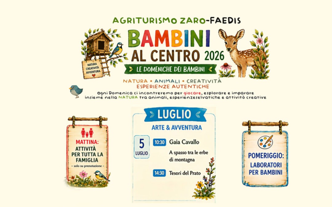 Bambini al Centro –  Alla Scoperta Del Monte Joanaz