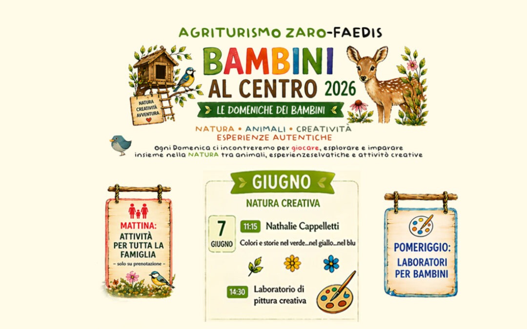 Bambini al Centro – Le Domeniche dei Bambini – Dom. 7 Giugno