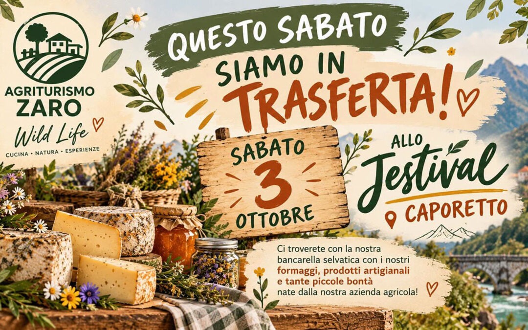 Questo sabato siamo in trasferta allo Jestival, Festival dei Sapori e delle Arti